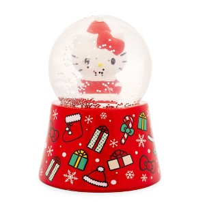 Silver Buffalo Sanrio Hello Kitty Holiday 3-Inch Mini Light-Up Snow Globe - 1 of 4