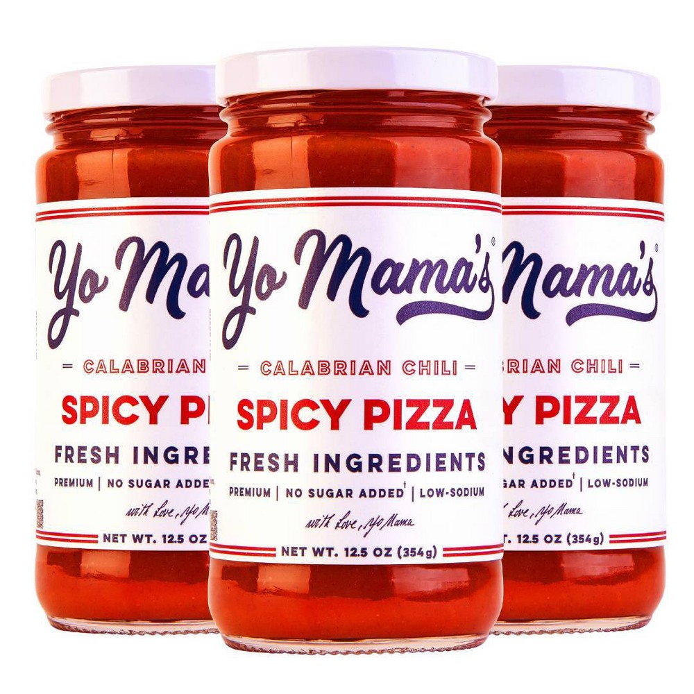 Yo Mama's Spicy Calabrian Pizza Sauce - 37.5oz / 3ct