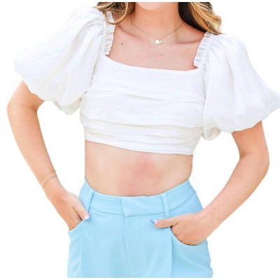 Women's Sweet Love Crop Top - Main Strip