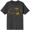 Batman Bat Signal Logo and Superhero Power Pose 2-Pack Men's Black Tee Shirt Set - image 2 of 4