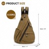 Unique Bargains Vintage Waterpoof Anti Theft Casual Crossbody Backpack - 3 of 4