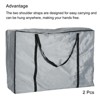 Unique Bargains Outdoor Camping Waterproof Folding Lounge Chair Storage Bags 2 Pcs - 3 of 4