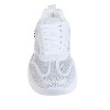 bebe Women's Fashion Platform Lace-Up Shoes - Chunky Sneakers with Mesh & Rhinestone Accents - 4 of 4