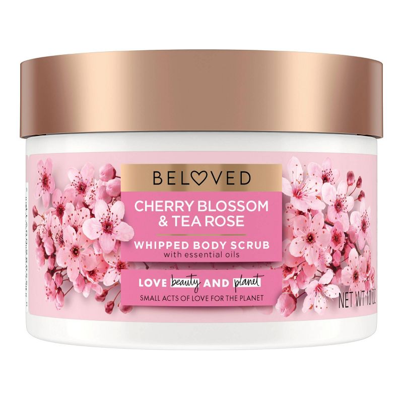Beloved Cherry Blossom &#38; Tea Rose Body Scrub - 10oz, 1 of 13
