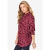 Roaman's Women's Plus Size Long Sleeve Kate Big Shirt - 4 of 4