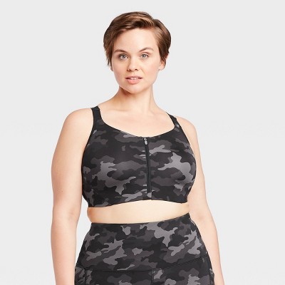 zip front bra plus size