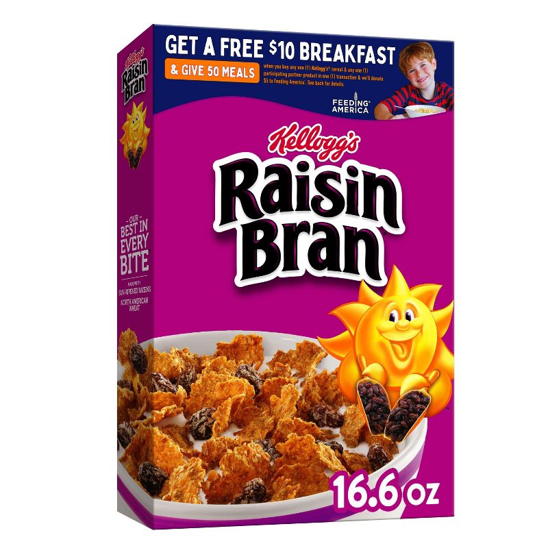 Kellogg's Raisin Bran Breakfast Cereal, 1 of 18