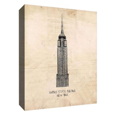 11" x 14" Empire State Building Decorative Wall Art - PTM Images