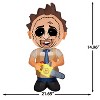Gemmy Airblown Inflatable Stylized Leatherface Radar, 3.5 ft Tall, Multicolored - 3 of 4
