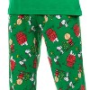 Snoopy Pajamas Wake Me When It's Christmas Adult Tight Fit Sleep Set - 3 of 4