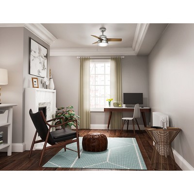 36'' Brushed Nickel Ceiling Fan with LED Light Kit