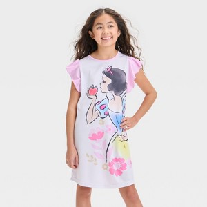 Girls' Disney Princess Snow White NightGown - Pink - 1 of 3