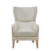 Sapphtopaz Accent Chair Upholstered Swoop Wing Chair for Bedroom with High-Backrest and Birch Legs Armchair Accent Chairs for Living Room - 4 of 4