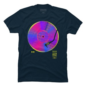 Men's Design By Humans Retro Vinyl By clingcling T-Shirt - 1 of 4