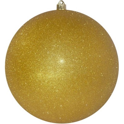 Christmas by Krebs Glitter Gold Shatterproof Christmas Ball Ornament 12" (300mm)