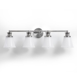 KAISITE Modern Vanity Light with Opal Glass Shade - 1 of 4