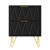 Hommoo 2 Drawers Nightstand - 4 of 4