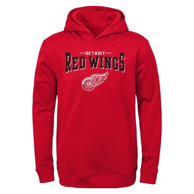 Men's Detroit Red Wings Graphic Popover Hoodie, Men's Tops