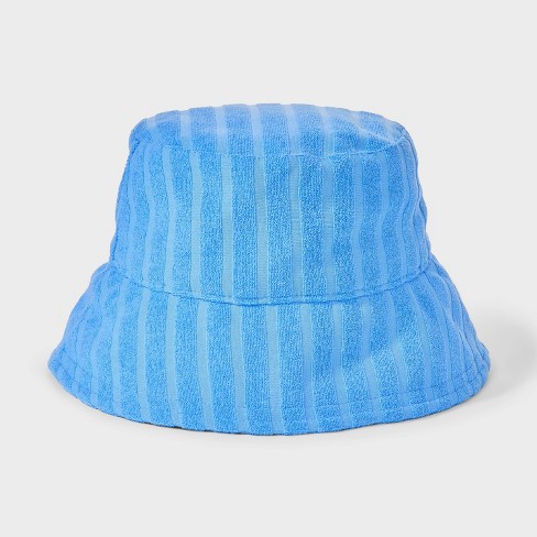 Poly Jacquard Terry Bucket Hat - Shade & Shore™ Blue : Target