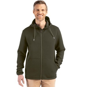 Cutter & Buck Roam Epic Comfort Recycled Mens Full Zip Hooded Jacket - 1 of 2