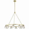 Crystorama Lighting Aragon 10 - Light Chandelier in  Soft Brass - 4 of 4