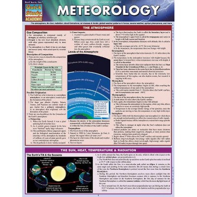 Meteorology - (Quick Study: Academic) by  Michael Ruggie (Poster)