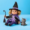 14" Baby Doll Halloween Witch Outfit - Gigglescape™ - 2 of 4
