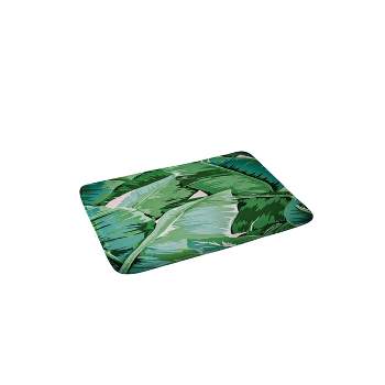 Gale Switzer Banana Leaf Grandeur Bath Mat Green - Deny Designs