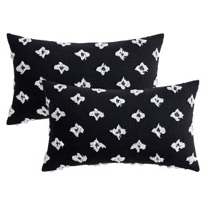 REGALWOVEN Jacquard Pattern Decoration Throw Pillow Cover for Modern Home Sofa Bed 2 Pcs - 1 of 4