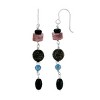 Silpada 'Beauty Looks' Sterling Silver Mixed Stones Drop Earrings - 2 of 4