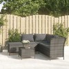 vidaXL Garden Lounge Set Grey - 2 of 4