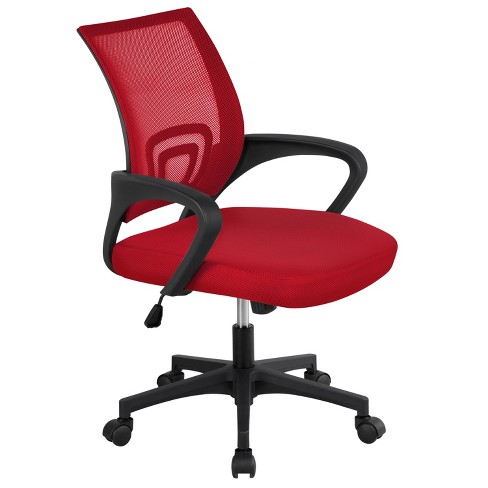 Yaheetech Adjustable Ergonomic Computer Chair Office Chair Red Target