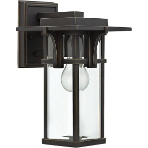 Hinkley Manhattan 11 3/4" High Bronze Outdoor Wall Light - 1 of 1