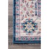 Nuloom Classic Tinted Floral Indoor Area Rug, 4' x 6', Blue - 3 of 4