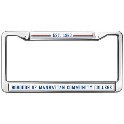 Borough of Manhattan Community College Full Size Standard License Plate Metal Frame