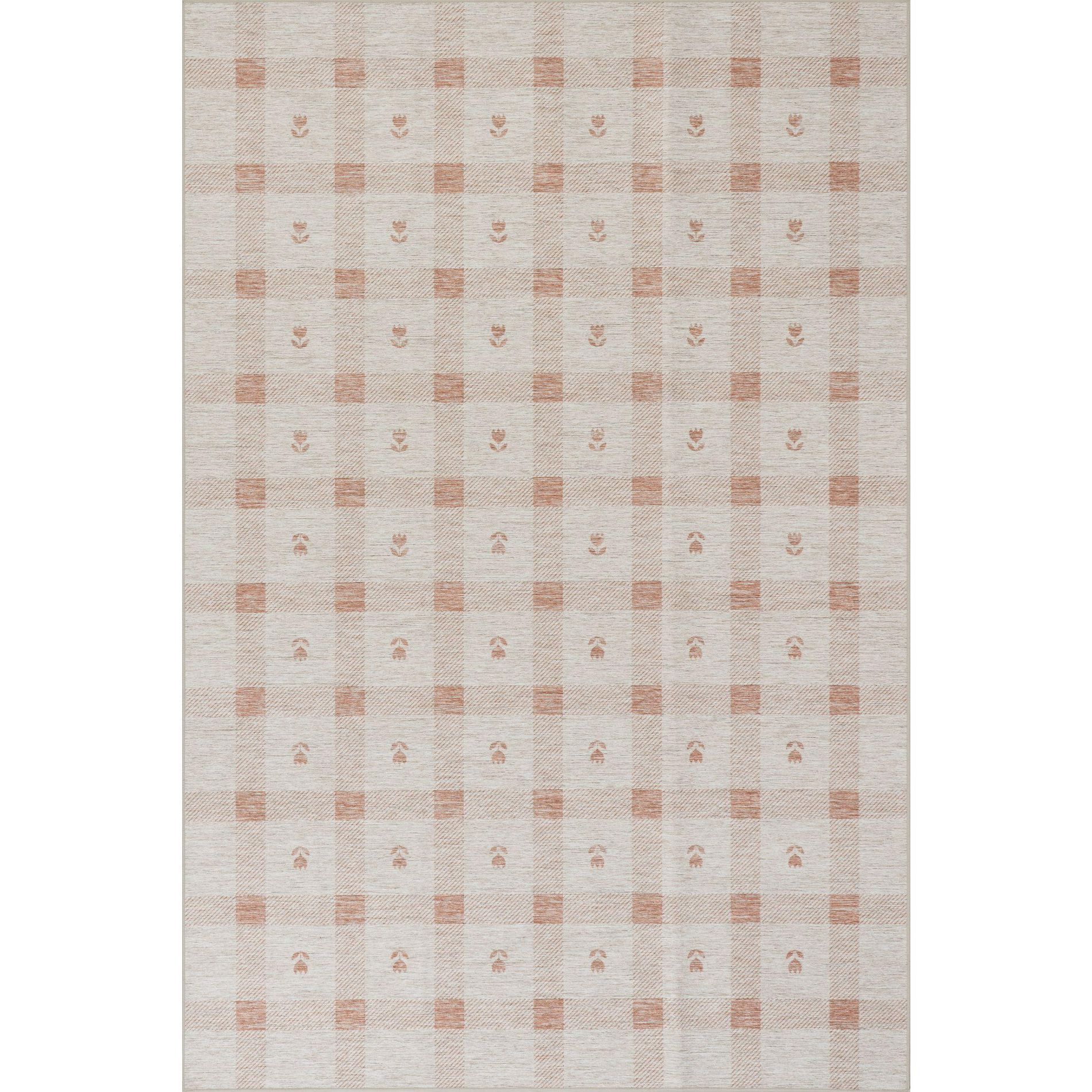 Annie Selke Elenica Modern Plaid Machine Washable Rug