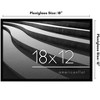 Americanflat 18x12 Picture Frame  - Streamline Collection - Thin Border Picture Frame for Wall Display - Hanging Hardware Included - Black - 2 of 4