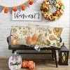 4Pcs Fall Pillow Covers, Pumpkin Patch Thanksgiving Watercolor Farmhouse Decor, Soft Throw Pillowcases for Couch Sofa Bedroom - 3 of 4