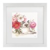 Trademark Fine Art Lisa Audit Obviously Pink 21 Square Matted Framed Art Frame - 2 of 4