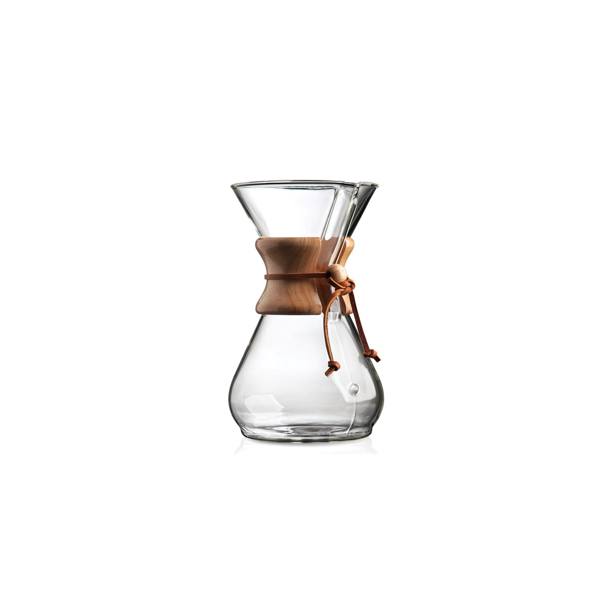Chemex Pour-Over Glass Coffeemaker - Classic Series - 8-Cup - Exclusive Packaging