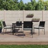 vidaXL Garden Dining Set Black, Light grey - 2 of 4