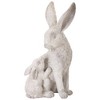 Melrose Stone Rabbit with Bunny Figurine (Set of 6) - 4 of 4