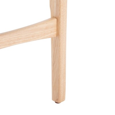 Mid-Century Chic Thaxton 45" Natural Wood Counter Stool
