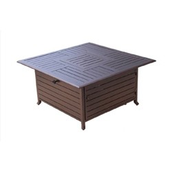 Corporal 29 Cement Wood Burning Fire Pit Square Stone