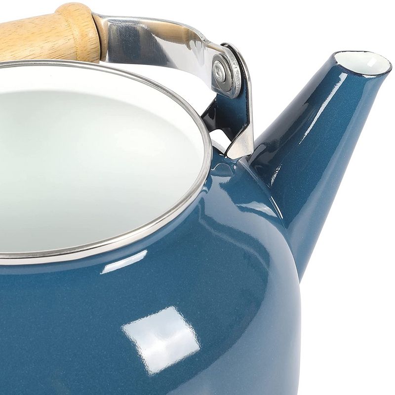 Mr. Coffee Quentin 1.5 Quart Tea Kettle With Fold Down Handle in Blue, 3 of 6