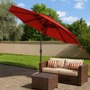 Home Fashions International 9' Round Suntastic Auto Tilt Outdoor Patio Canopy Market Umbrella - 2 of 3