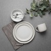 TABLE 12 Dinnerware Set 16 Pc Microwave and Dishwasher Safe, White - image 4 of 4