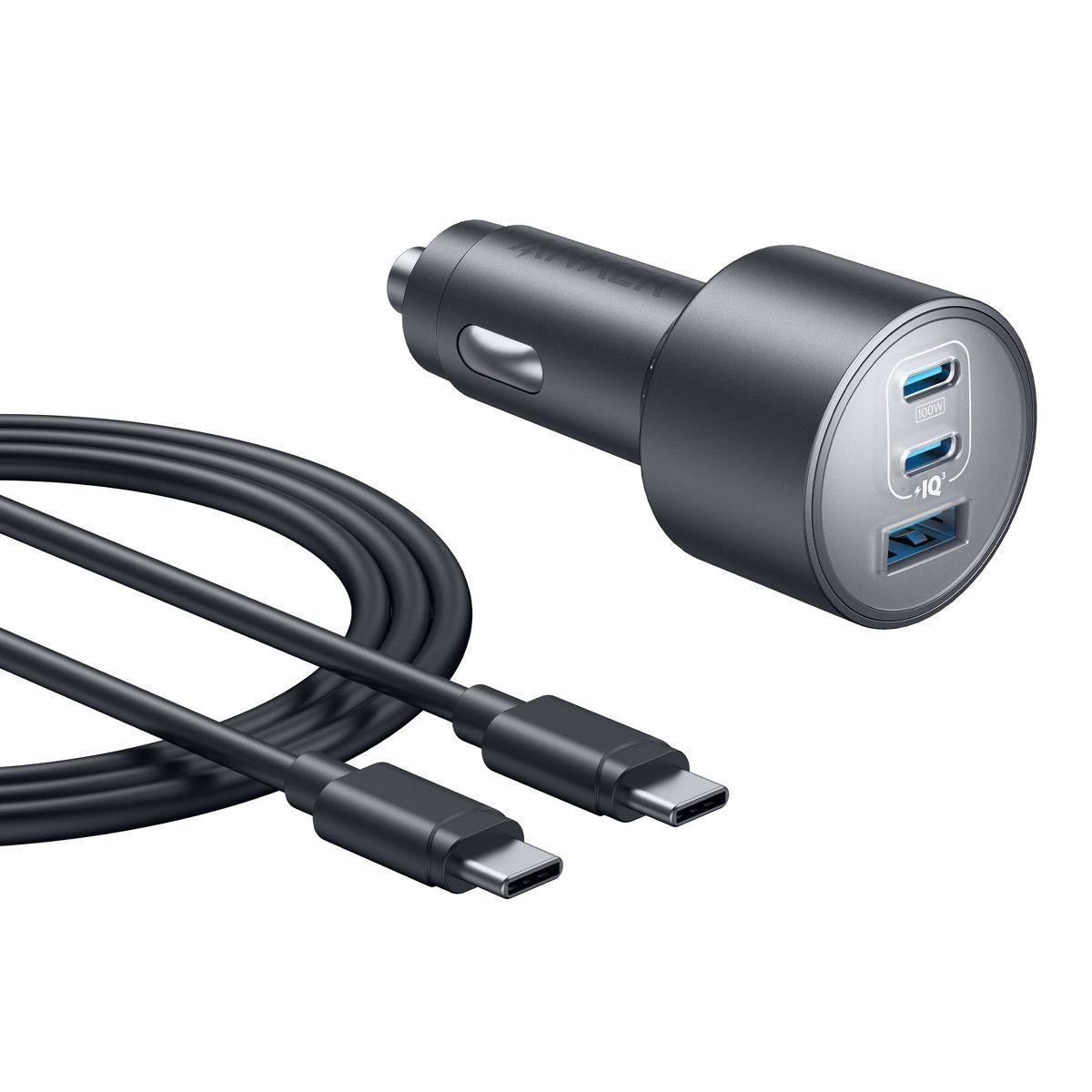 Anker Nano 167.5W Car Charger with 3 ports