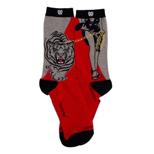 Tiger of a Leash Sock (Women's Sizes Adult Medium) from the Sock Panda - 1 of 3