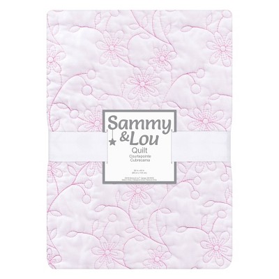 Sammy and Lou Baby Quilt Floral